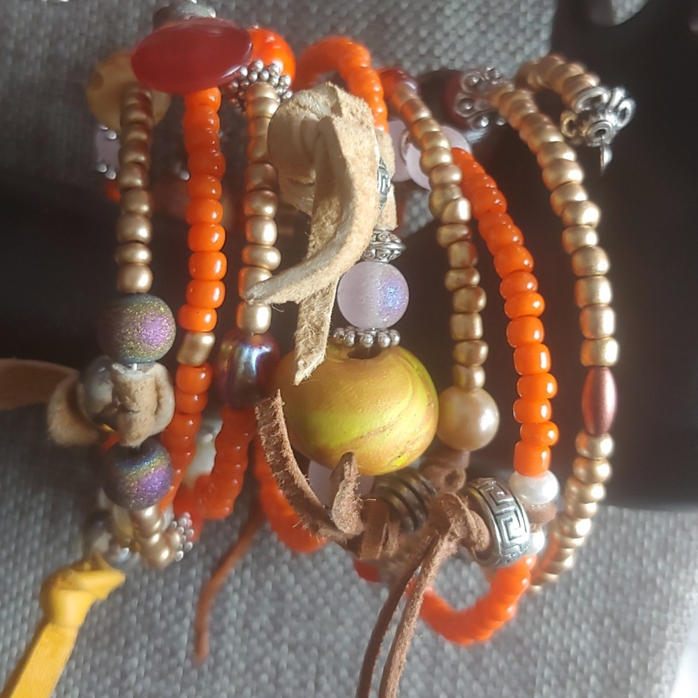 Boho Bracelet & Earrings